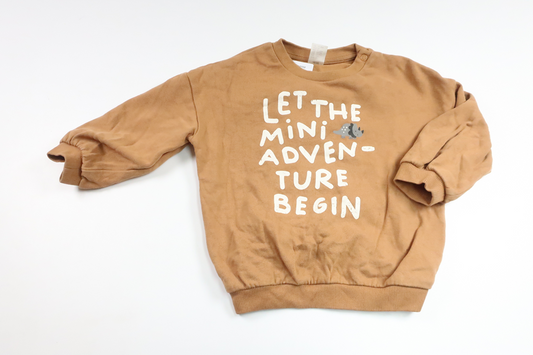 Sweatshirt von H&MM - Größe 86 - Braun