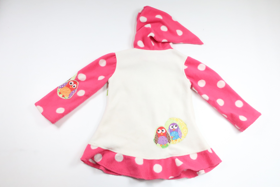 Fleece-Strickjacke von Hemsytt – Größe 110/116 – Mehrfarbig