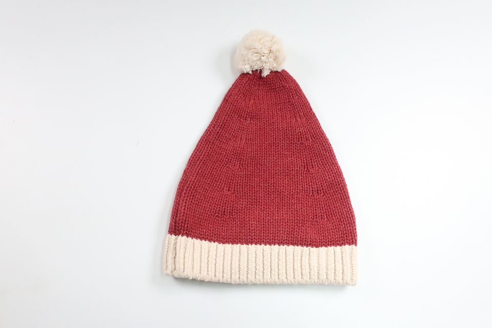 Gestrickte Weihnachtsmannmütze von H&MM - Größe 62/68 - Rot