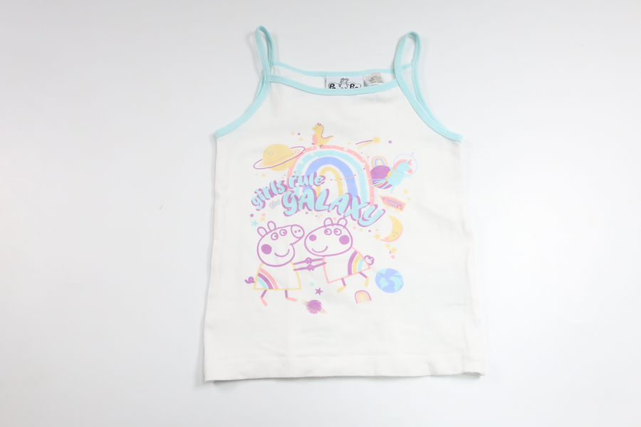 Peppa Pig Tanktop – Größe 98/104 – Weiß