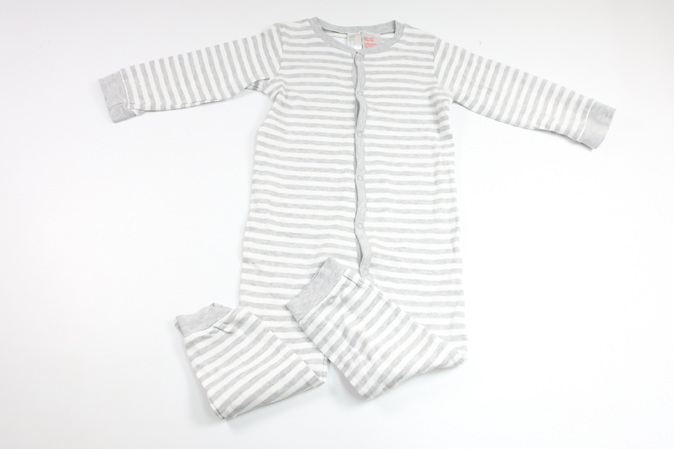 Gestreifter Pyjama von H&MM - Größe 98 - Grau