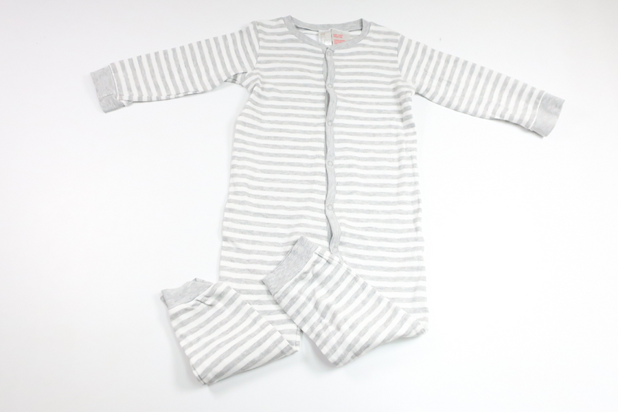 Gestreifter Pyjama von H&MM - Größe 98 - Grau