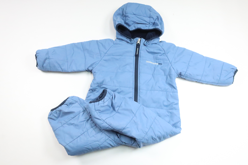 Leichte Latzhose von Didriksons – Größe 80 – Blau