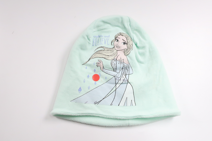 Fleecegefütterte Mütze mit Frost-Effekt von Lupilu – Größe 86/92 – Grün