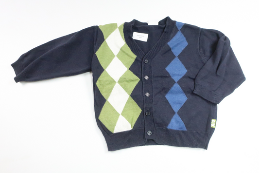 Strickjacke von FIX by Lindex – Größe 74 – Marineblau