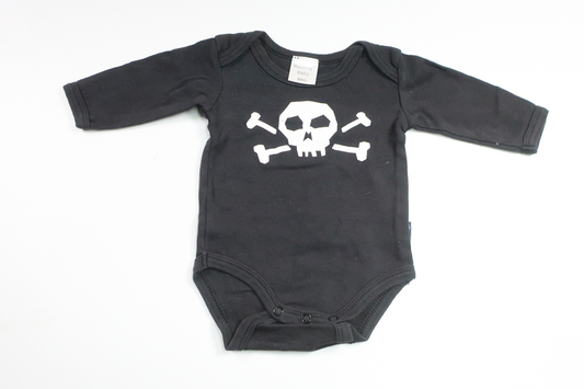 Babybody von Walking Baby – Größe 60 – Schwarz