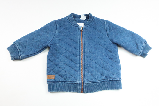 Steppjacke aus Stoff von Lindex – Größe 74 – Denim