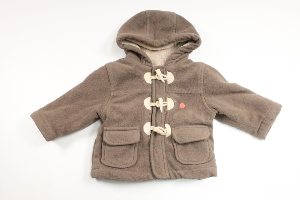 Fleecegefütterter Mantel von Dunnes – Größe 62/68 – Braun