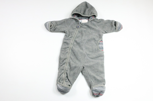 Fleece-Overall von Lindex – Größe 62 – Grau
