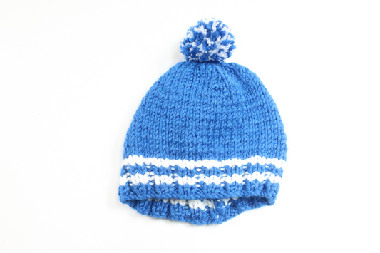 Strickmütze von Hemstickat – Größe 56/62 – Blau