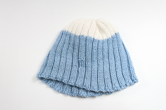 Strickmütze von Hemstickat – Größe 56/62 – Blau