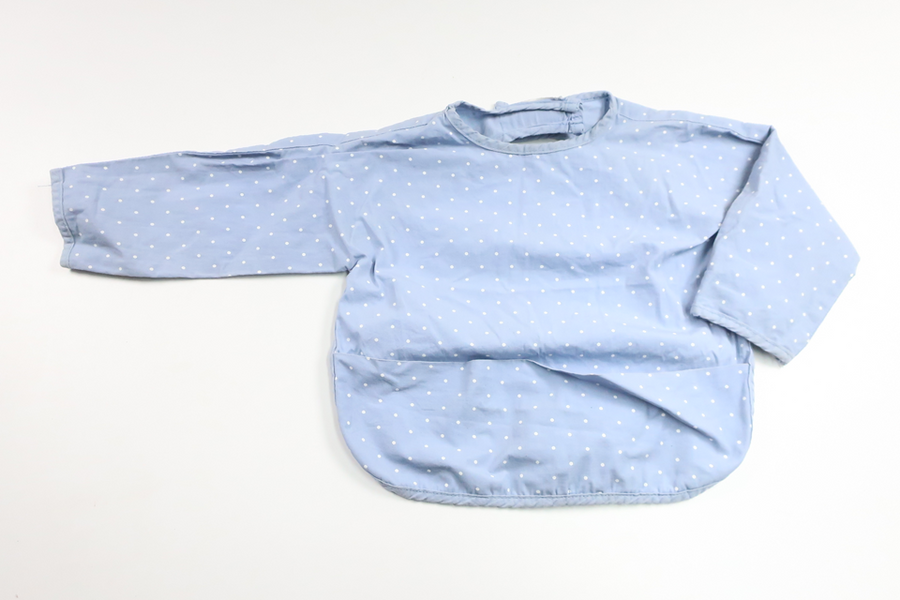 Latzhose mit Tasche und Ärmeln von Summerville – Größe 74/80 – Blau