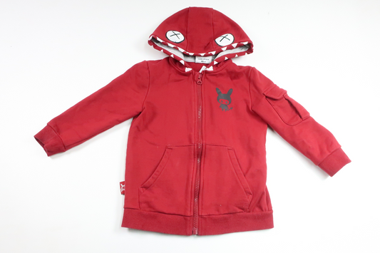 Kapuzenjacke von Zombie by Dash – Größe 98 – Rot