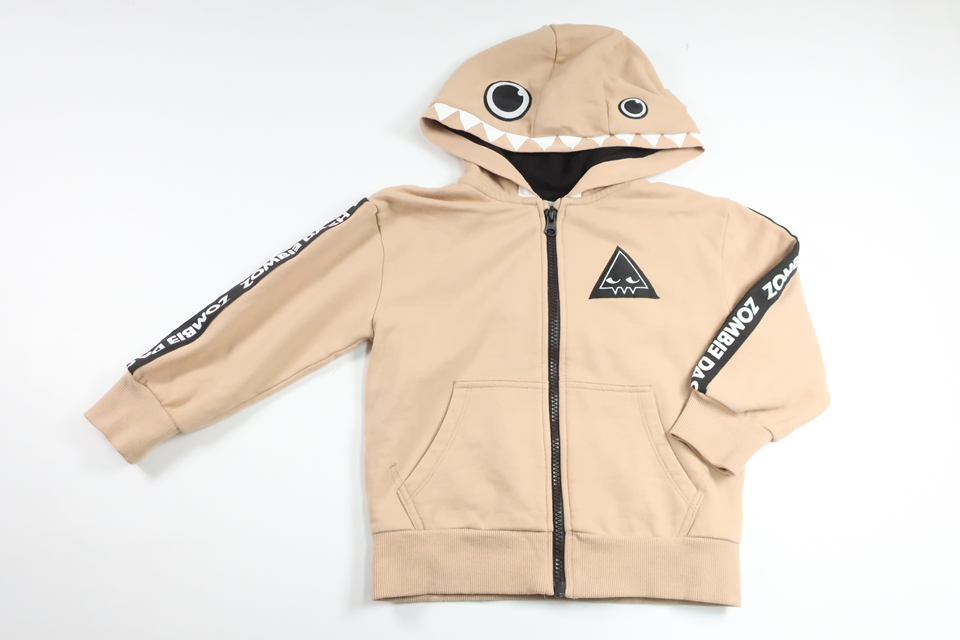 Kapuzenjacke von Zombie by Dash – Größe 104 – Beige