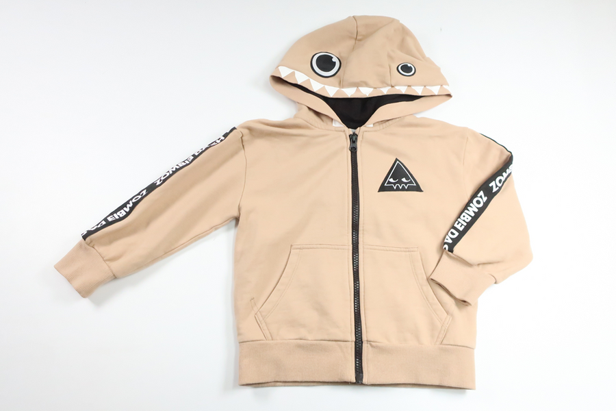 Kapuzenjacke von Zombie by Dash – Größe 104 – Beige