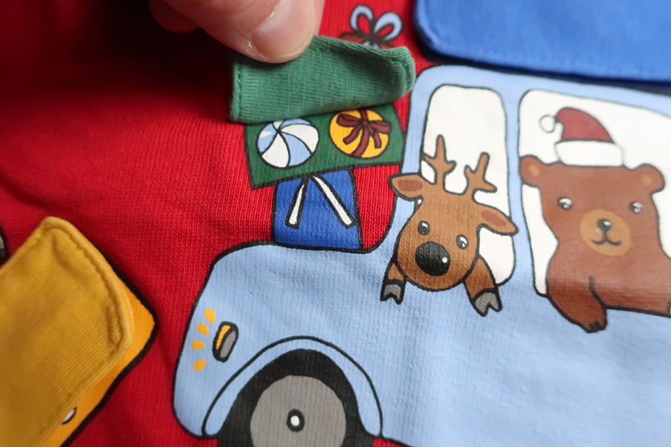 Sweatshirt with Christmas motif from H&amp;M - Size 80 - Red