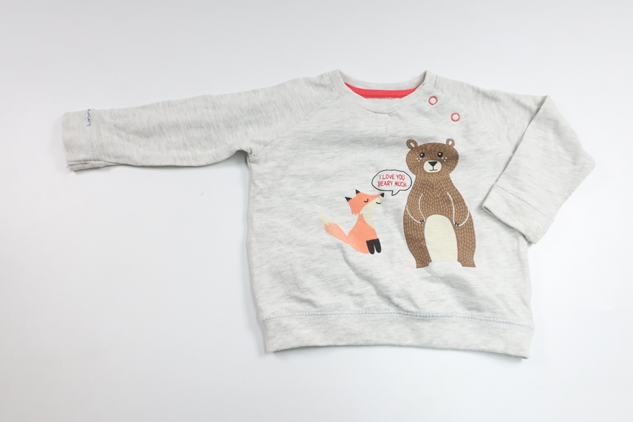 Sweater from Baby Bear Leon - Size 62/68 - Grey