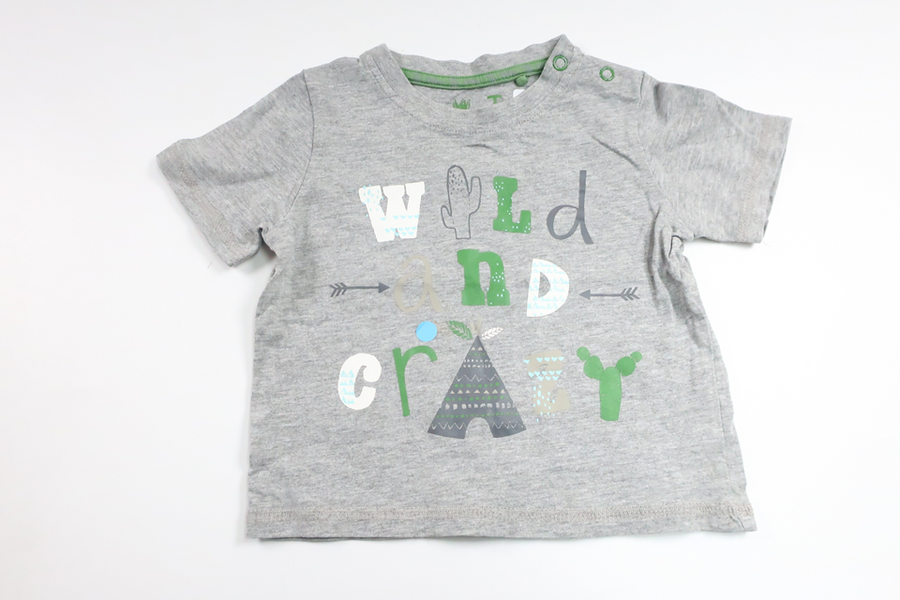 T-Shirt von Tu – Größe 68/74 – Grau