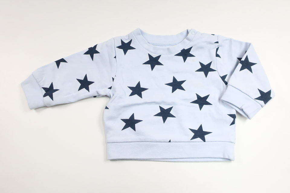 Sweatshirt von Fox & Bunny – Größe 56/62 – Blau