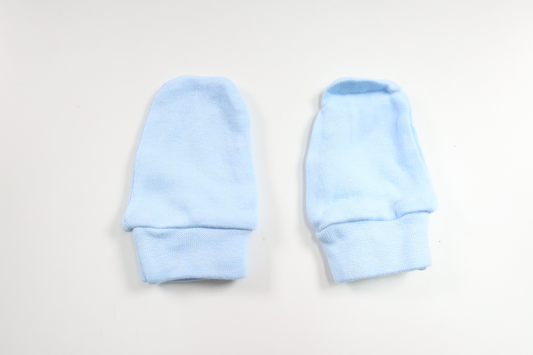 Neugeborenen-Fäustlinge von unbekannter Marke – Größe 50/56 – Blau