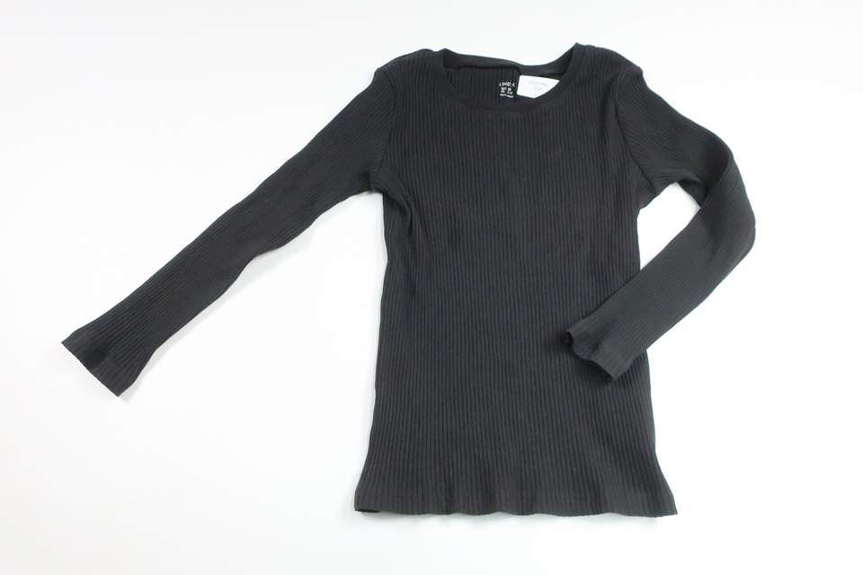 Gerippter Pullover von Lindex – Größe 104 – Schwarz
