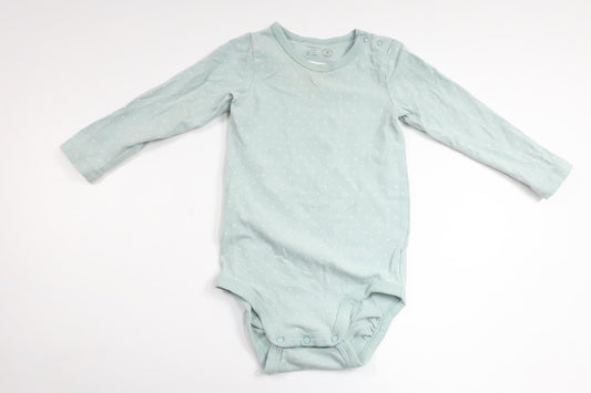 Gepunkteter Body von Lindex – Größe 74 – Blau