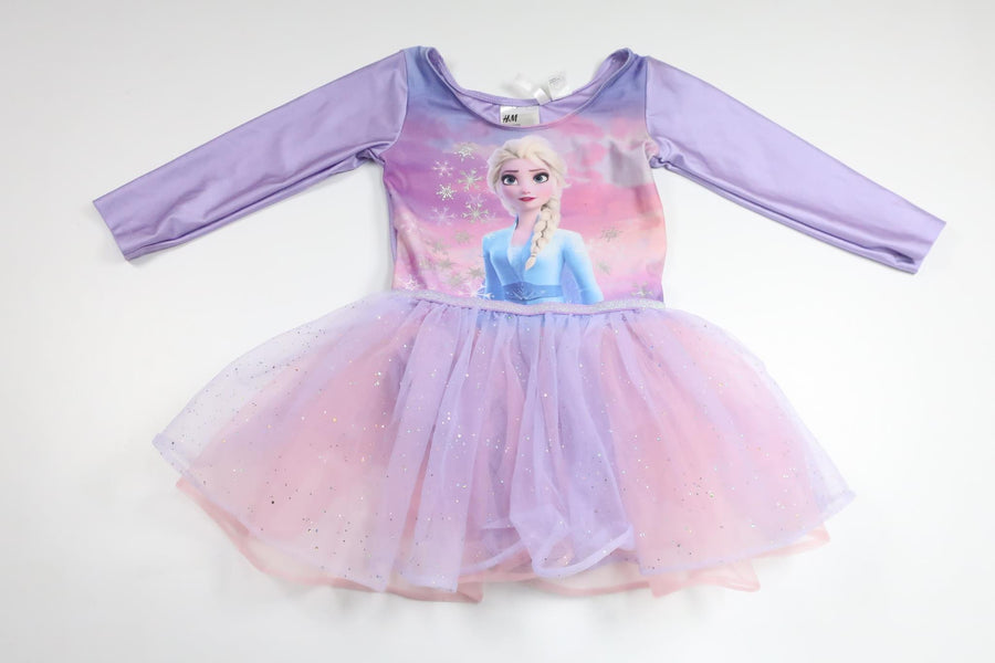 Dance costume with Frost from H&M - Size 110/116 - Purple