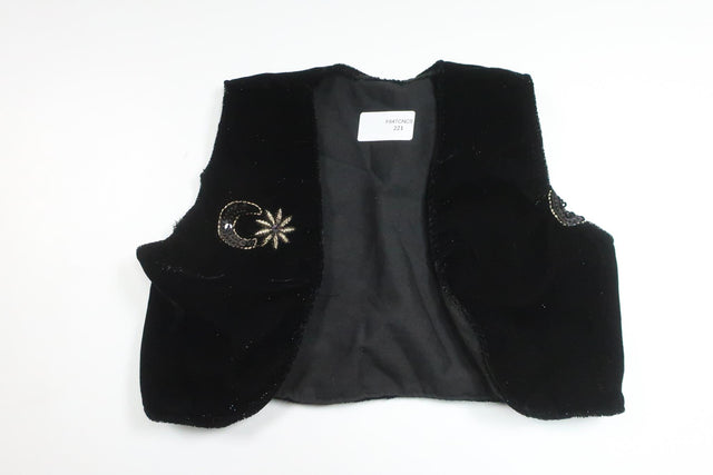 Velour vest from Unknown - Size 74/80 - Black