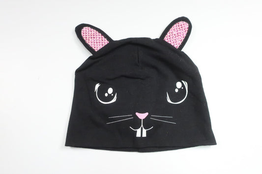 Mütze mit Hasenmotiv von Cubus – Größe 52/54 – Schwarz
