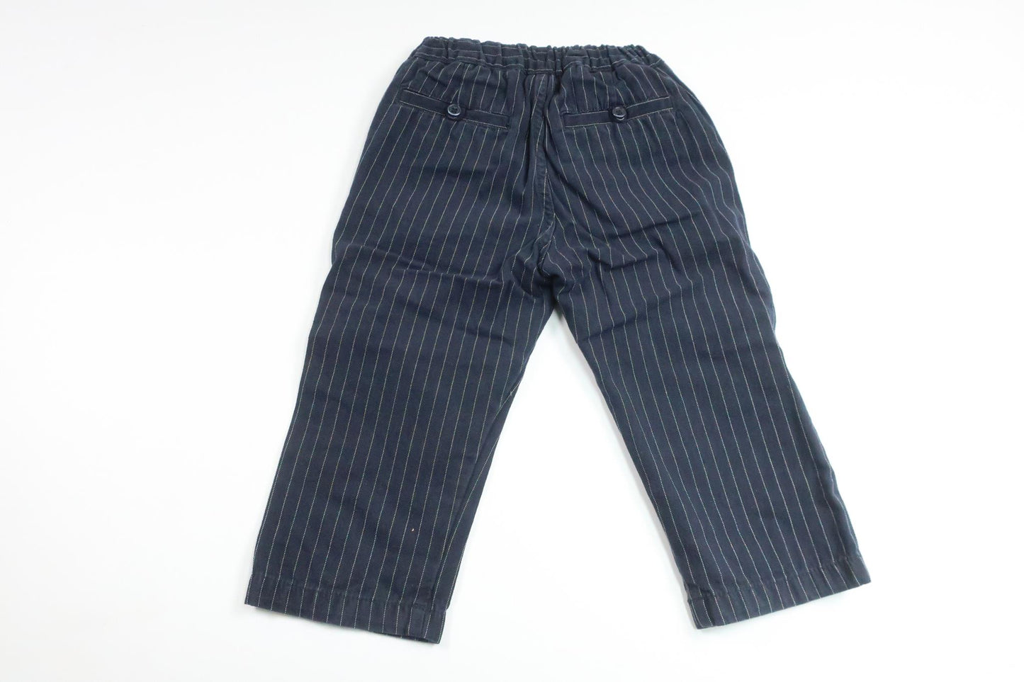 Striped pants from Polarn o. Pyret - Size 86 - Navy blue