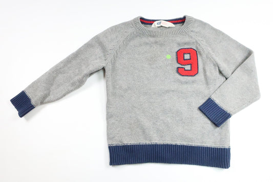Knitted sweater from H&M - Size 98/104 - Gray