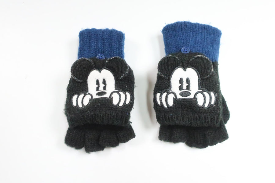 Mickey-Mouse-Handschuhe von Disney – Größe 92/98 – Schwarz