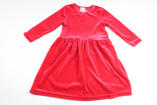 Santa dress in velour from Kappahl - Size 86/92 - Red