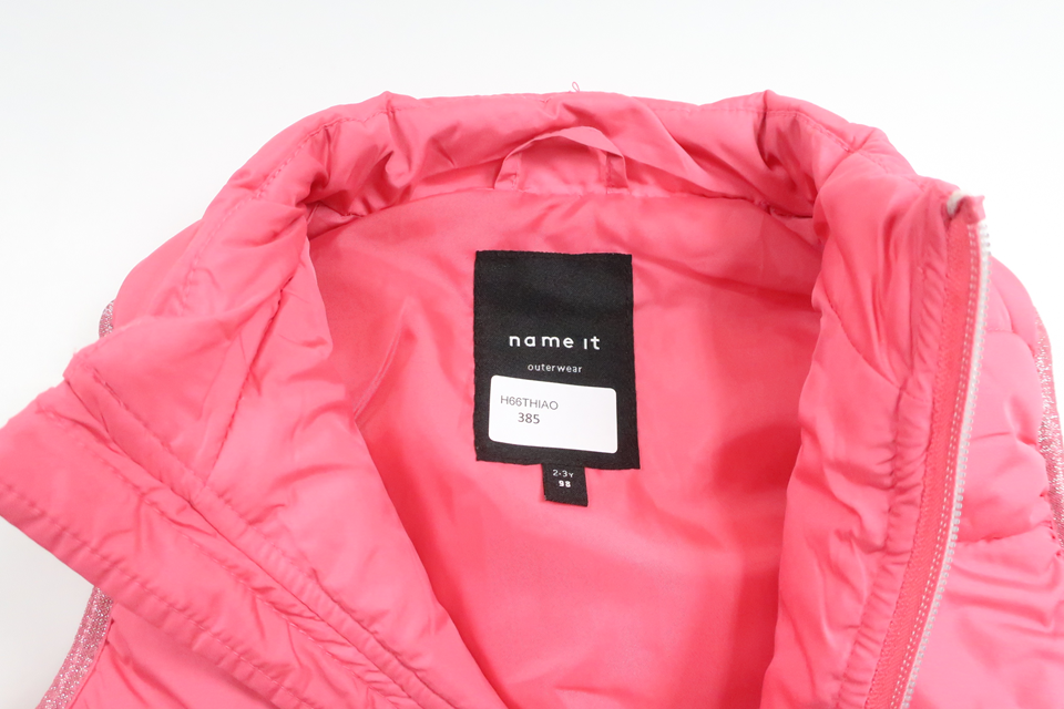 Wattierte Weste von Name It – Größe 98 – Rosa