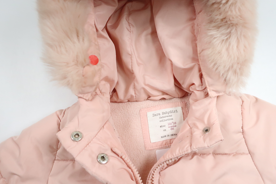 Padded jacket from Zara - Size 86 - Pink
