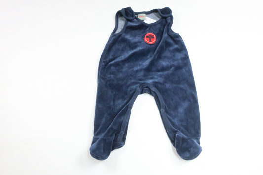 Fleece-Overall von Kanz – Größe 56 – Marineblau