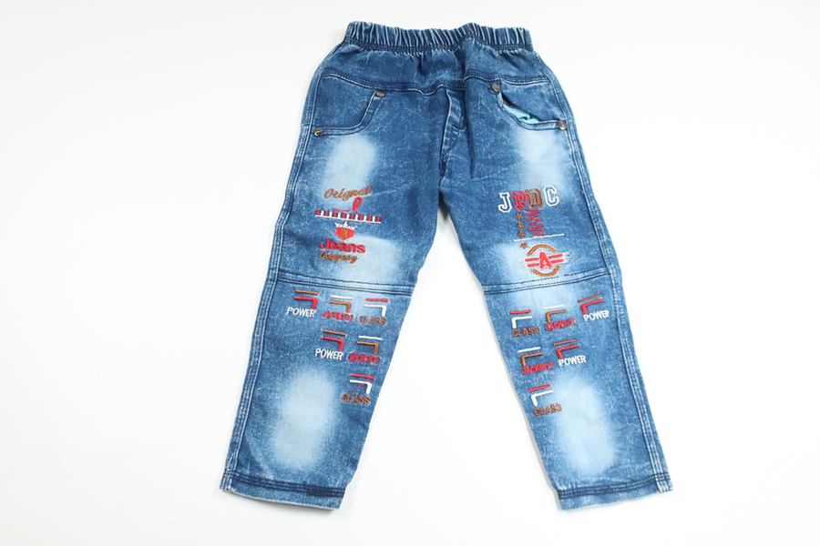 Soft denim pants from Unknown - Size 86/92 - Denim