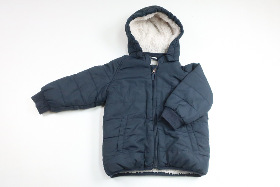 Wattierte Jacke von Lindex – Größe 86 – Marineblau