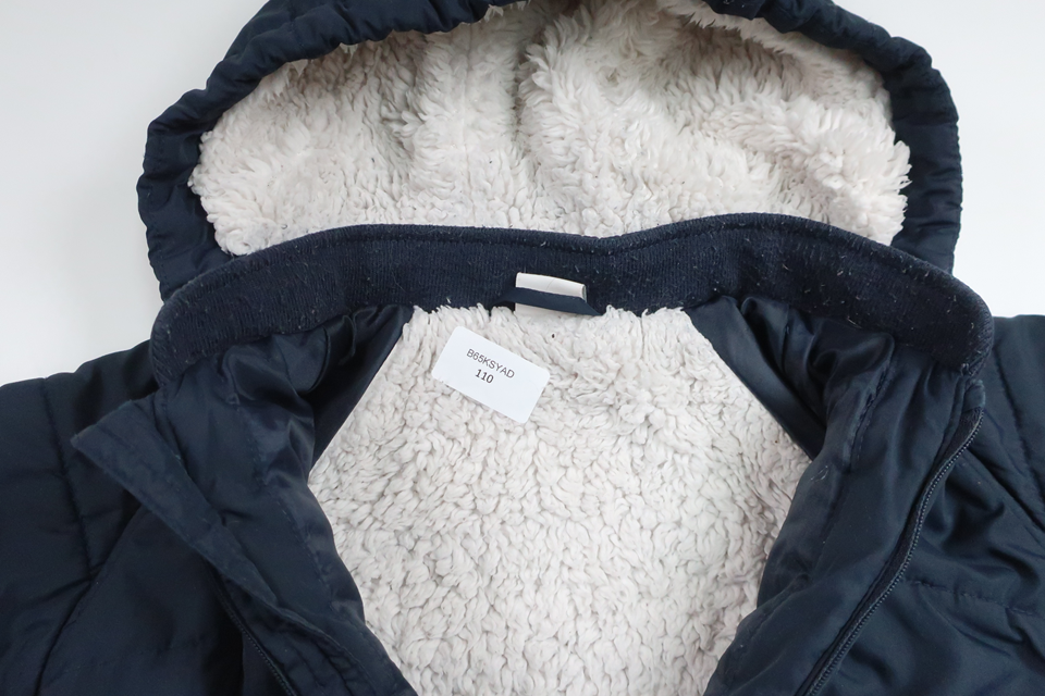 Wattierte Jacke von Lindex – Größe 86 – Marineblau