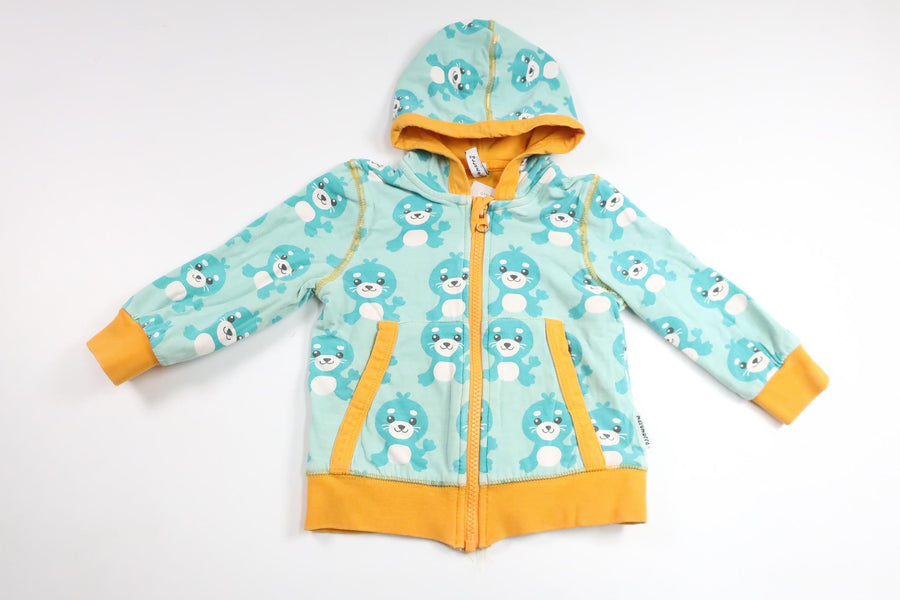 Hooded jacket from Maxomorra - Size 80 - Blue