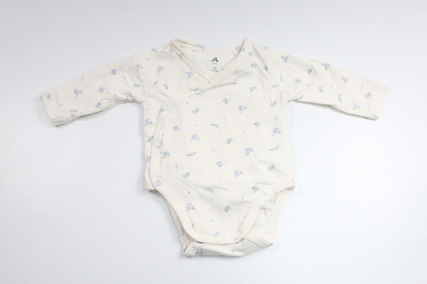 Geblümter Body von Åhléns – Größe 50 – Weiß