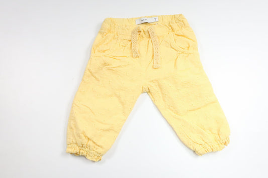 Floral pants from Name It - Size 62 - Yellow