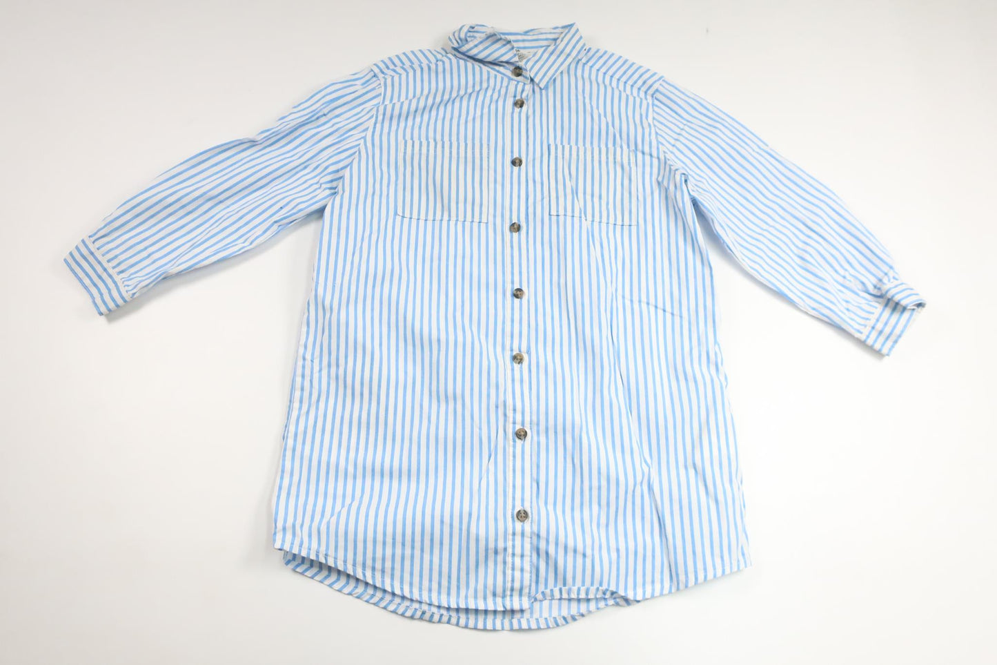Striped shirt dress from H&M - Size 110 - Blue