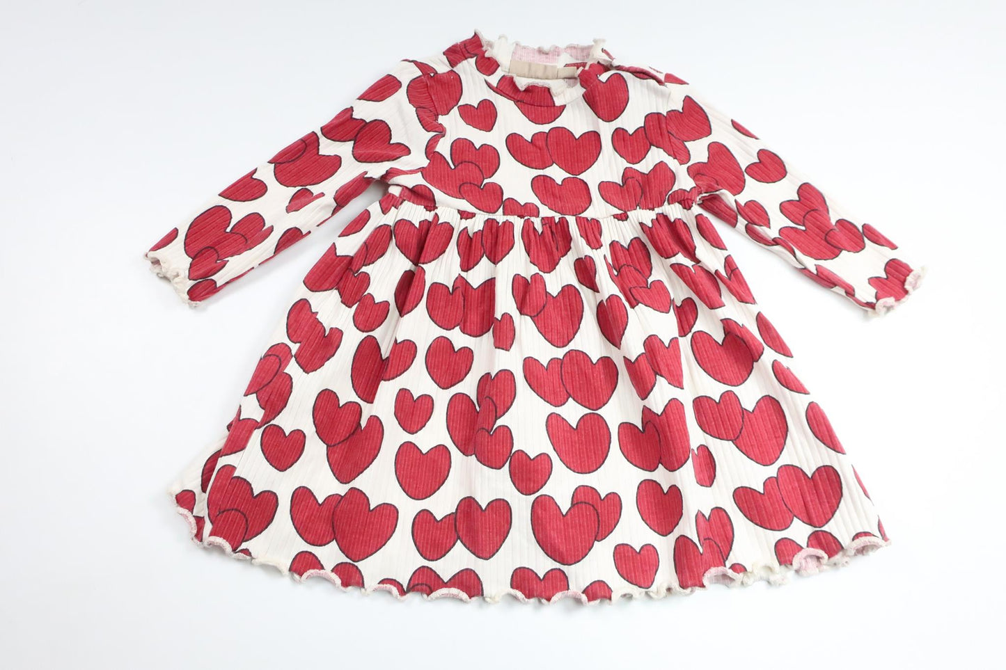 Dress with hearts from Sweetie - Size 74 - Red