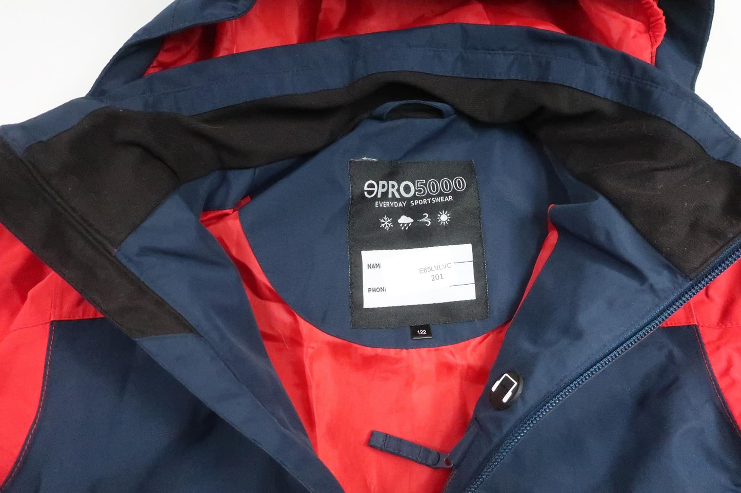 Shelljacke von Epro 500 – Größe 122 – Rot