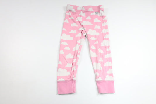 Pyjamahose mit Wolkenmuster von Färg & Form – Größe 98 – Rosa