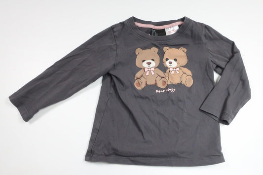 Zweiteiliger Pyjama von H&MM - Größe 92 - Grau