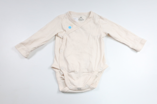 Wrap bodysuit from H&M - Size 62 - Off-white