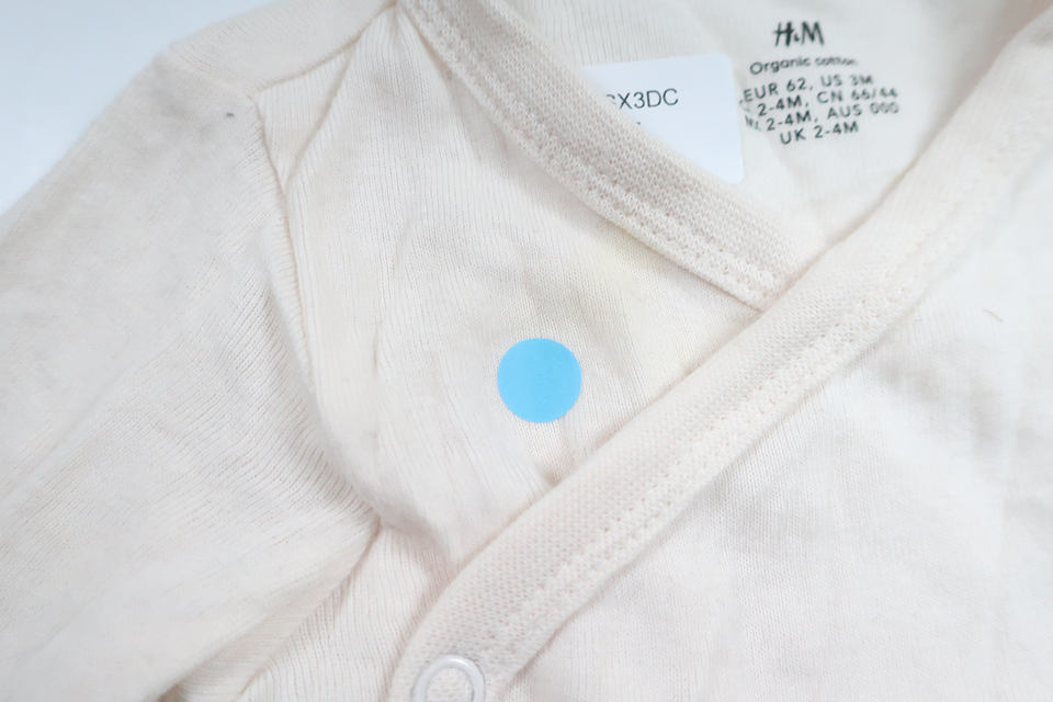 Wickelbody von H&MM - Größe 62 - Cremeweiß