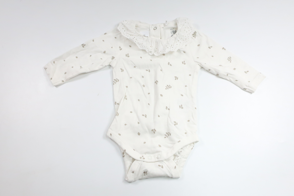 Body von ICA I Love Eco – Größe 62 – Cremeweiß